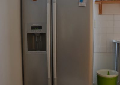 Big fridge in holiday home in France